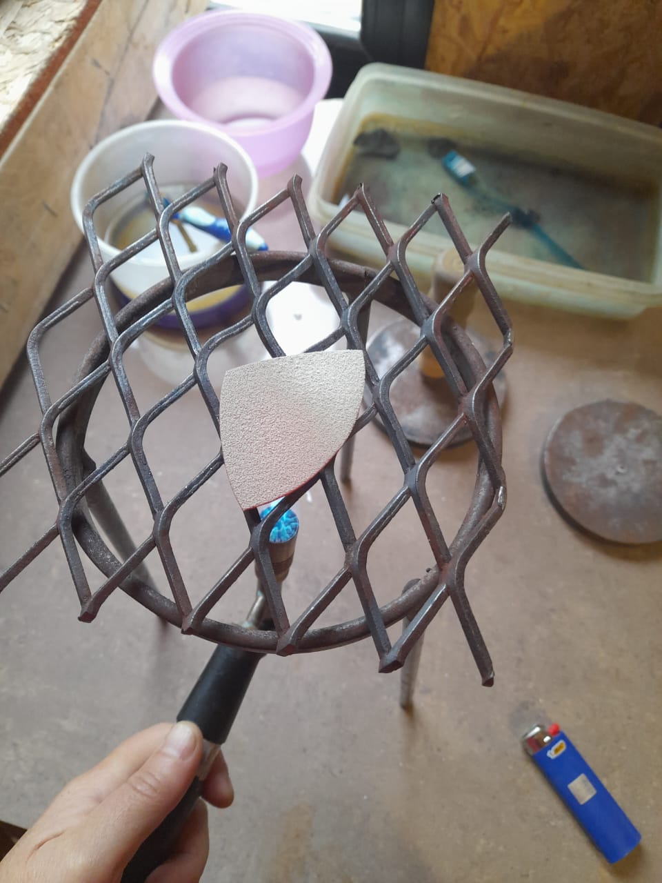 Proceso artesanal - Trabajo con fuego y metal